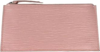 Louis Vuitton Pre-owned Coin Case - Dames - Vintage Accessoires - Roze - ONE Size - Leer - Vintage