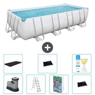 Bestway Piscina Bestway Power Steel Rectangular - 549x274x122 Cm - 8-piezas S562