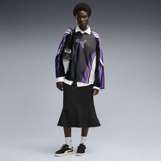 Puma Gonna cargo midi Essentials in tessuto antistrappo da donna, Abbigliamento, Nero, XL