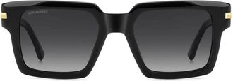 Dsquared2 Sunglasses D2 0161/G/S 807 Black/Grey Men