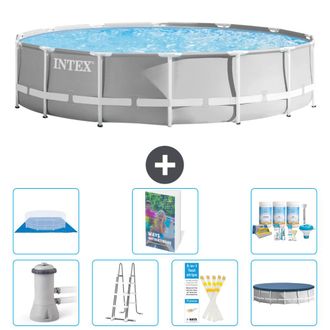 Intex Piscina Prism Frame Redonda - 427x107 Cm - 8-piezas S599