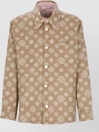 Casablanca wool monogram shirt jacket
