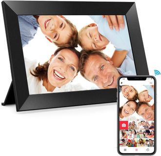 No Brand Marco De Fotos Digital De 10,1 Pulgadas, Wifi, Pantalla T&aacute;ctil Ips De 1280x800, 16 Gb De Almacenamiento, Rotaci&oacute;n Autom&aacute;tica, Compartir Fotos Y V&iacute;deos