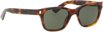 Saint Laurent Accessoires, Heren, Bruin, ONE Size, Nylon, SL 874 Zonnebril