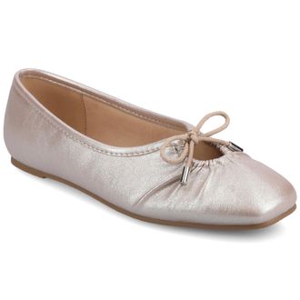 Journee Collection Women & apos;s Callee Medium and Wide Width Ballet Dress Flats