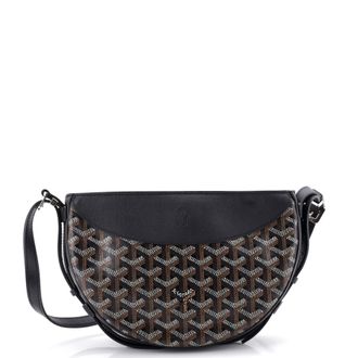 Goyard Hirondelle Shoulder Bag Coated Canvas and Leather