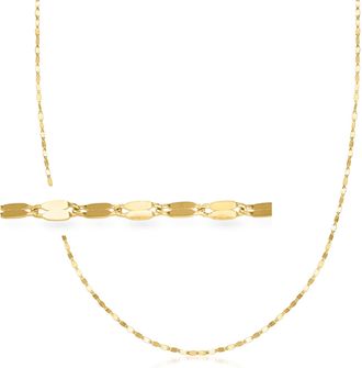 Ross-Simons Italian 10kt Yellow Gold Lumachina-Chain Necklace