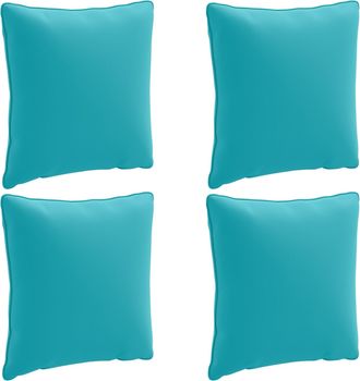 vidaXL Cojines De Respaldo De 4 Piezas Putten 4 Pcs 100% Poli&eacute;ster Vidaxl