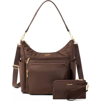 Baggallini Nolita Convertible Hobo in Ganache Twill at Nordstrom