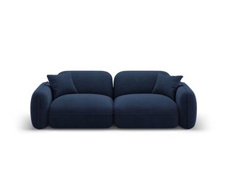 CXL by Christian Lacroix Sof&aacute; modular 3 plazas de terciopelo azul oscuro