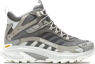 Merrell Moab Speed 2 Mid hiking boots - women - Fabric/Fabric/Rubber - 37 - Grey