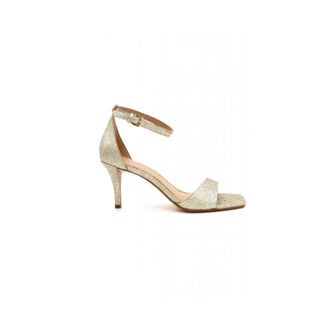 Michael Kors Schoenen, Dames, Geel, 40 EU, Leer, Jaida Heeled Sandal