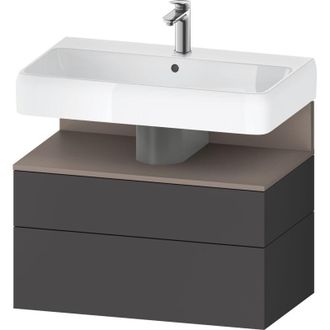 Duravit Qatego Mueble Bajo Lavabo, 1 Extra&iacute;ble Y 1 Caj&oacute;n, - Duravit