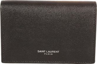 Saint Laurent Logo Buttoned Wallet