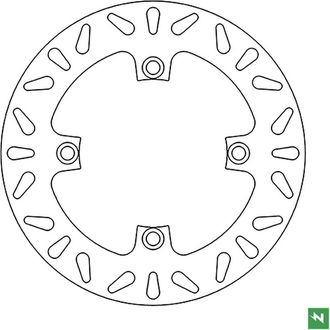 OEM Disco De Freno Trasero Newfren Para Honda Cbf 500/600/1000 Cbr 600f 11-13 Cbf1000 06-16 (240x116x5) (4x10,5mm)