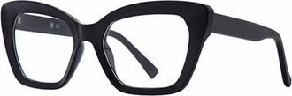 Soho Womens Cat-Eye 53Mm Glasses In Black