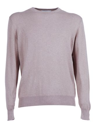 Ballantyne Silk Cotton Round Neck Sweater