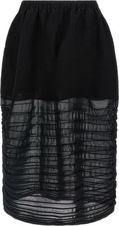 Issey Miyake Polyester Midi Womens Skirt