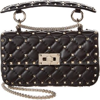 Valentino Rockstud Spike Small Leather Shoulder Bag