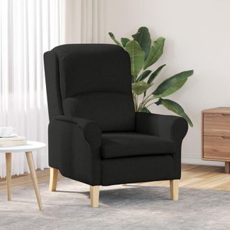vidaXL vidaXL poltrona Nero 76 x 94 x 102 cm Tessuto