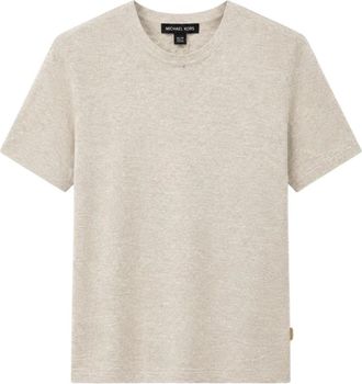 Michael Kors Maglia in filo m/m - Heren - T-shirts - Beige - XS - Tops