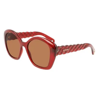 Lanvin Sunglasses, female, Red, Size: ONE SIZE Red Sunglasses with Bio Injection