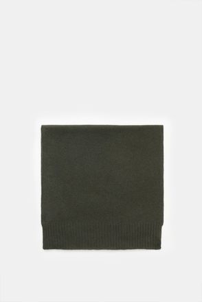 Braun Hamburg Men - Cashmere scarf dark olive