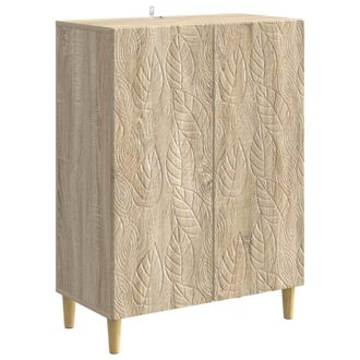 vidaXL Aparador Roble Sonoma 66 X 34,5 X 90 Cm Madera De Ingenier&iacute;a Vidaxl