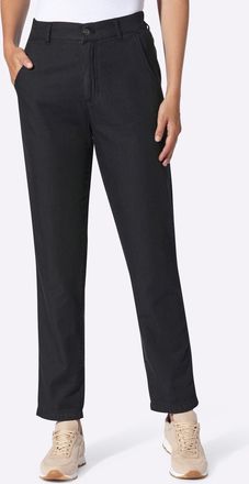 Heine Bequeme Jeans HEINE, Damen, Gr. 34, Normalgr&ouml;ssen, graphit denim, 100% Baumwolle, Jeans Bequeme Jeans