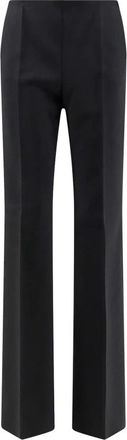 Max Mara Rtw... Zwart - Dames - Straight fit broeken - Zwart - XS - Wol - Broeken