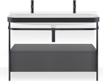 Duravit Set Duravit Happy D.2 Plus Con Consola Met&aacute;lica Y Caj&oacute;n