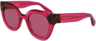 Longchamp LO750S N 654 Womens Sunglasses Pink Size 49