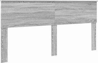 vidaXL Headboard with Headboard Grey Sonoma 200 cm Engineered wood vidaXL