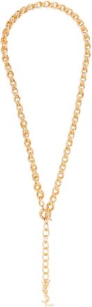 Saint Laurent Chain-link Logo Necklace