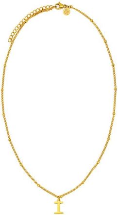 Petit Moments Initial Pendant Necklace in Gold-I at Nordstrom