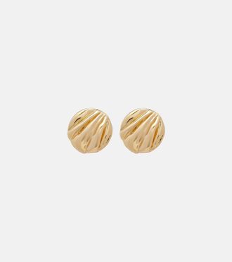 Chlo&eacute; Chloe Pleats clip-on earrings
