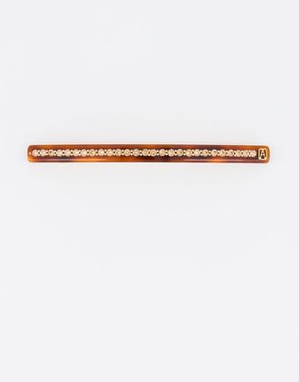 Alexandre de Paris Tuileries 10 Acetate Strass Long Barette in Tortoiseshell at Nordstrom