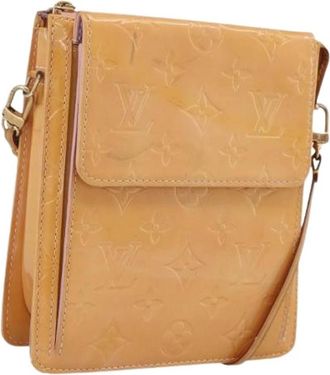 Louis Vuitton Pre-owned Accessory Pouch - Dames - Vintage Schoudertas - Oranje - ONE Size - Leer - Vintage