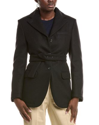 Officine G&eacute;n&eacute;rale Officine Generale Erica Padded Wool-Blend Jacket