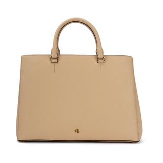 Ralph Lauren Tassen, Dames, Beige, ONE Size, Hanna 37 Satchel Large