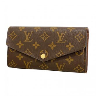 Louis Vuitton Brown Long Wallet (Bi-Fold) (Pre-Owned)