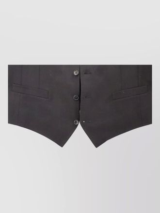 Dolce & Gabbana wool v-neck waistcoat