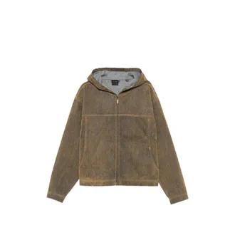 Daily Paper Clothing Acid-wash Hooded Jacket