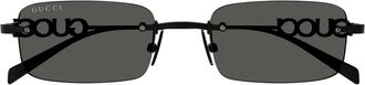 Gucci Sunglasses Gg1808 S 001 Black/Grey Men