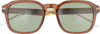 BOSS 51mm Square Sunglasses in Brown at Nordstrom Rack