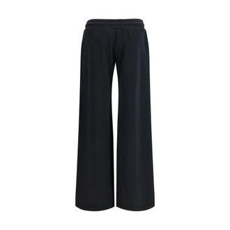 Off-white Womens Black Cotton Casual Pants