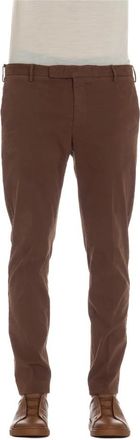 Pantaloni Torino Dieci Chinos - Heren - Chinos - Bruin - 2XL - Leer - Broeken