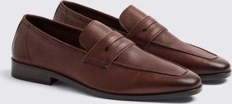 Moss Tan Leather Relaxed Loafers