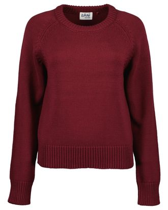 Blue Seven Strickpullover BLUE SEVEN Blue Seven Pullover, Damen, Gr. 36, 3670, wein, 50% Polyacryl, 50% Baumwolle, normal, Rundhals, Pullover Strickpullover