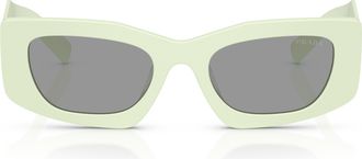 Prada 0pr D03sd Pastel Green Acetate Sunglasses